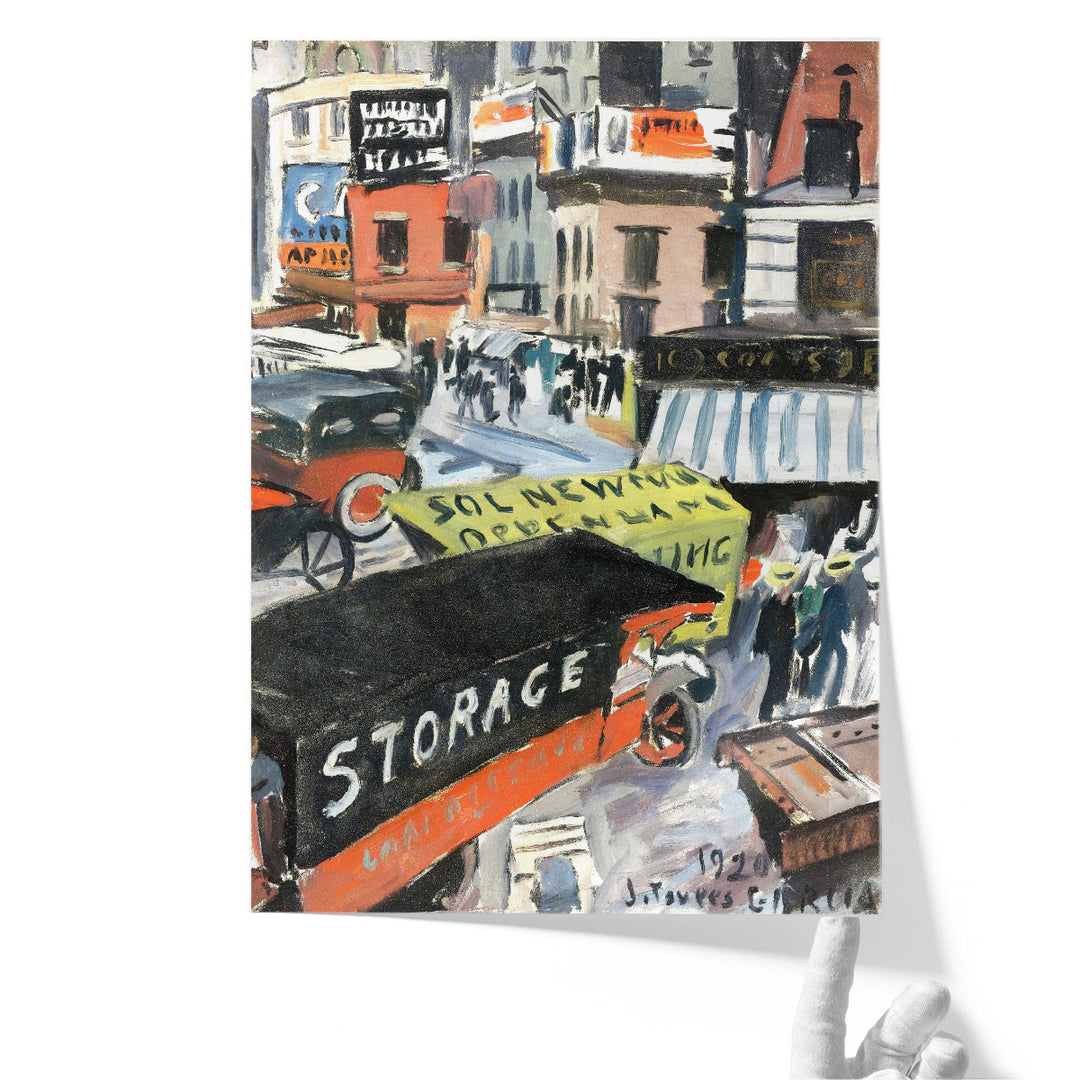 Fourteenth Street, 1920 - Canvas Print Wall Art
