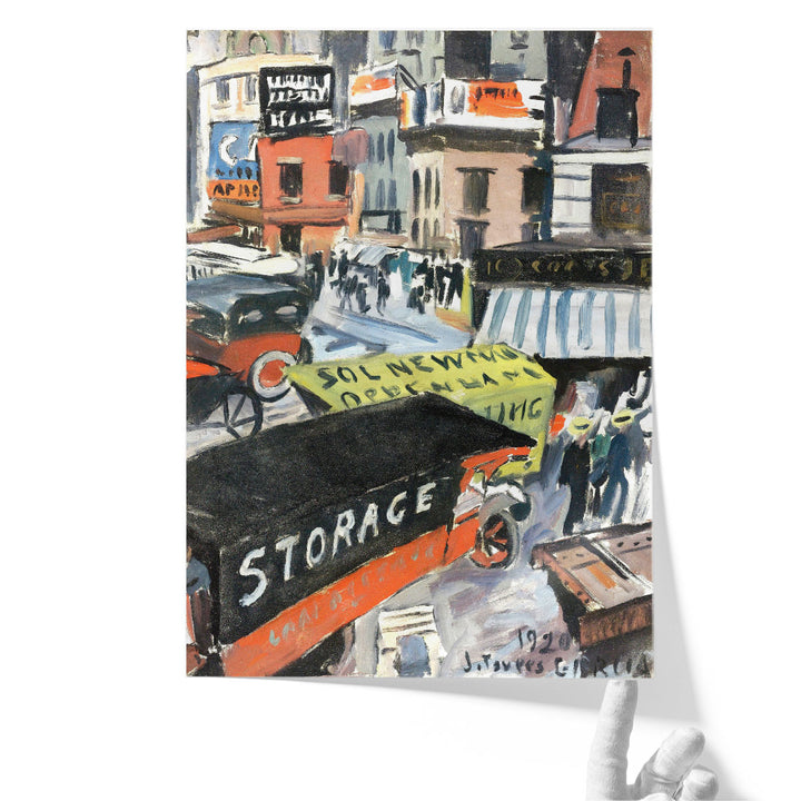 Fourteenth Street, 1920 - Canvas Print Wall Art