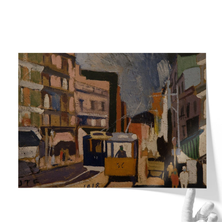 Paisaje de Ciudad, 1918 - Canvas Print Wall Art