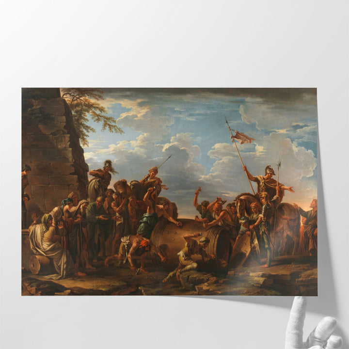 The Death of Regulus - Canvas Print Wall Art