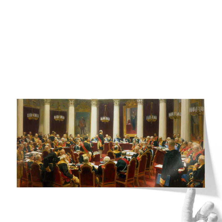 The Ceremonial Meeting of the State Council, 7 May 1901 - Canvas Print Wall Art