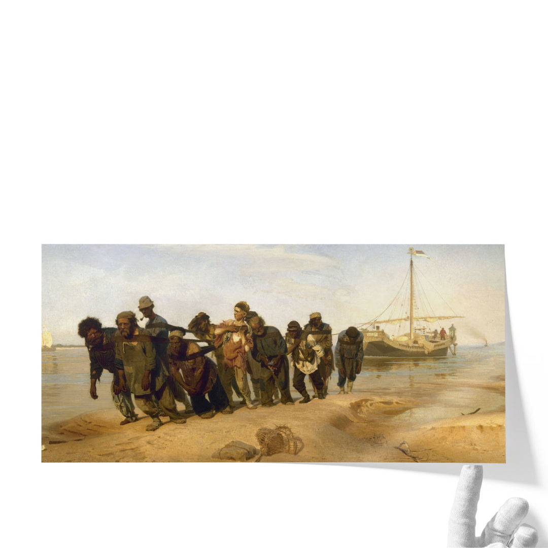 Barge Haulers on the Volga - Canvas Print Wall Art
