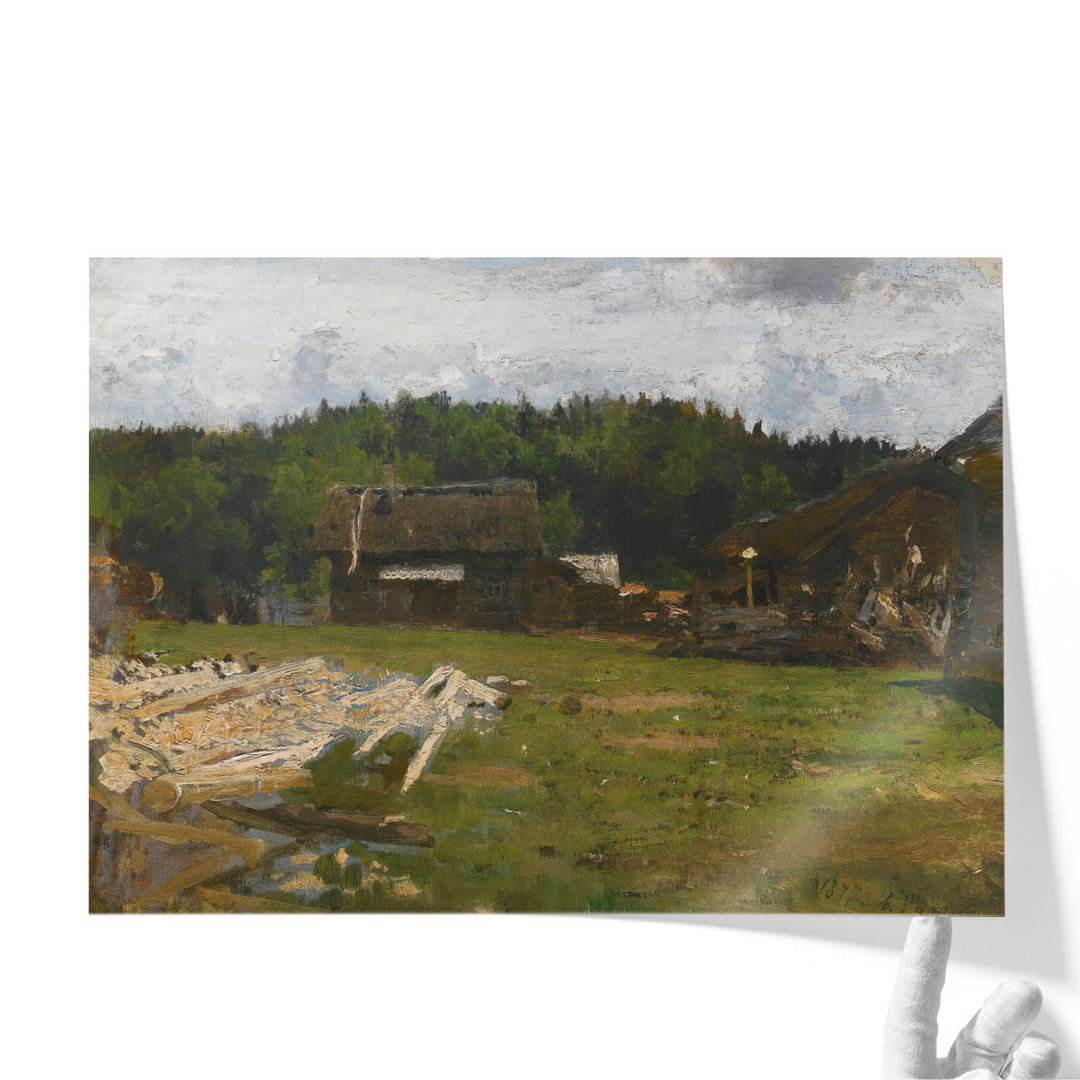 Forest Clearing Near Chuguev, Ukraine - Canvas Print Wall Art
