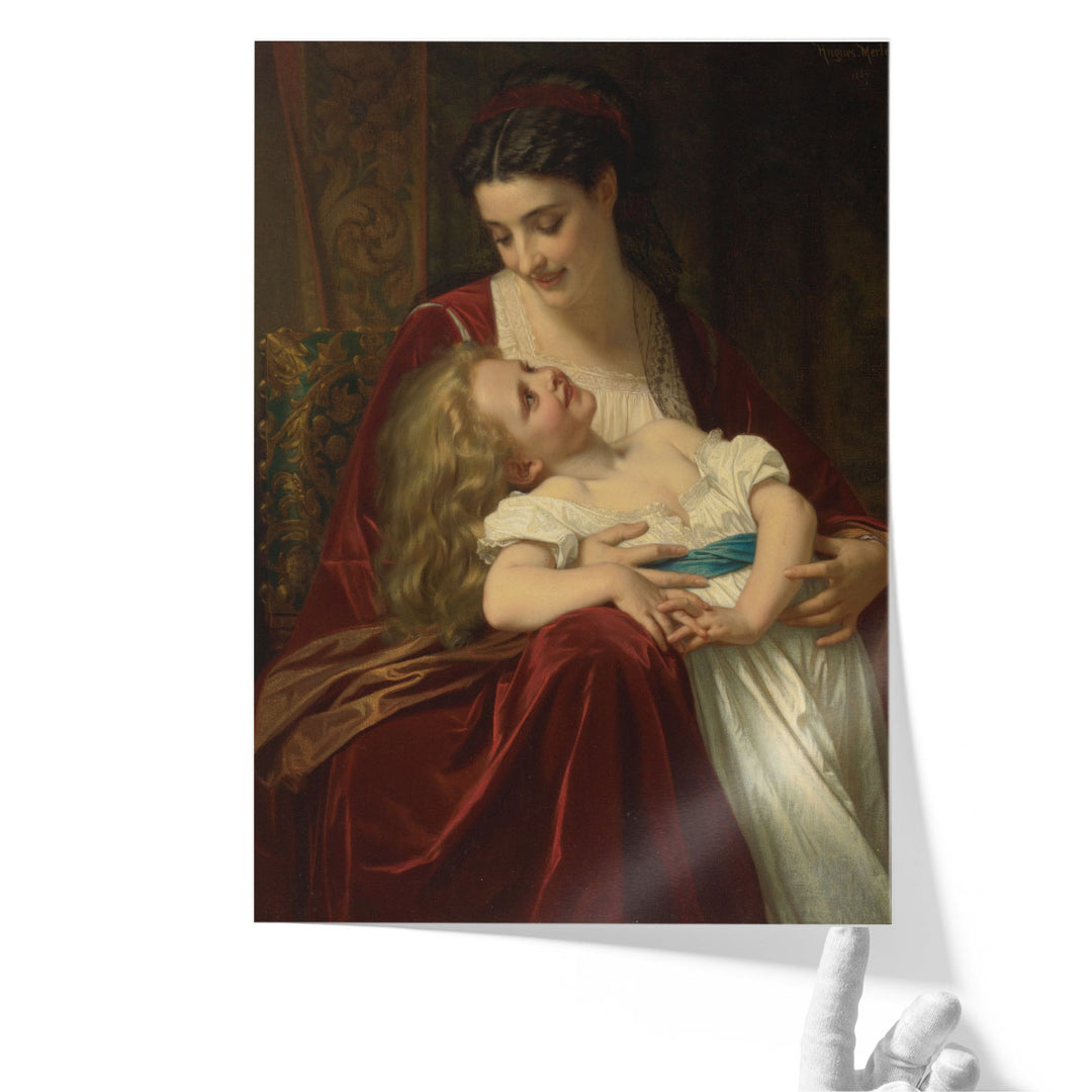 Maternal Affection, 1867 - Canvas Print Wall Art