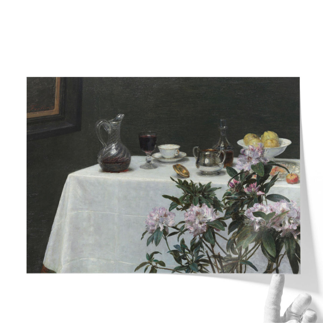 Still Life, Corner of a Table, 1873 - Canvas Print Wall Art