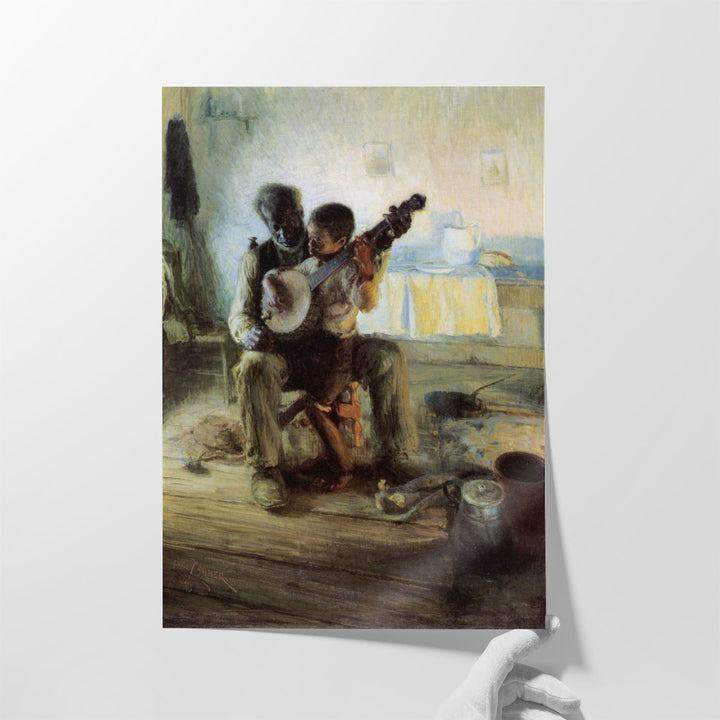 The Banjo Lesson - Canvas Print Wall Art