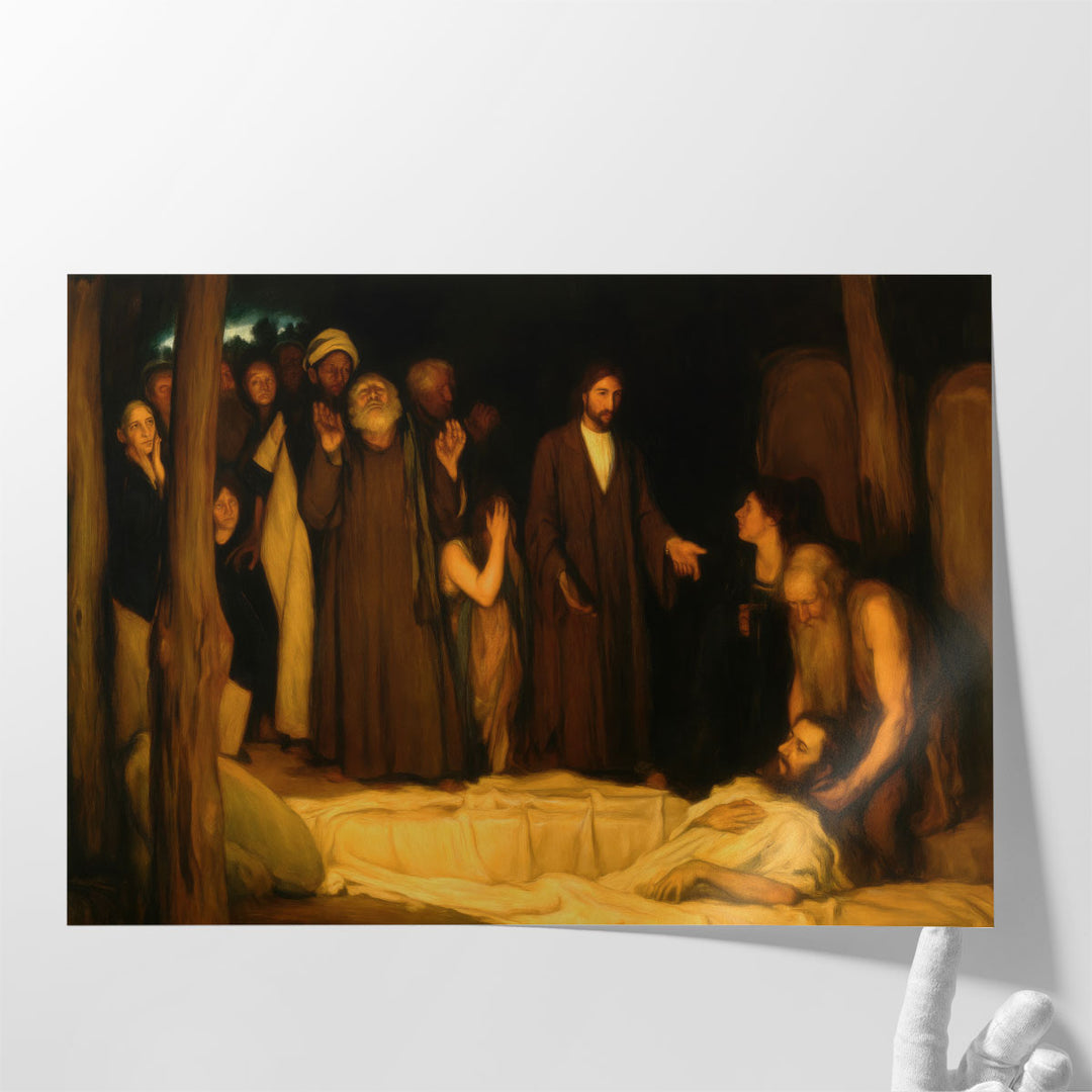The Resurrection of Lazarus - Canvas Print Wall Art