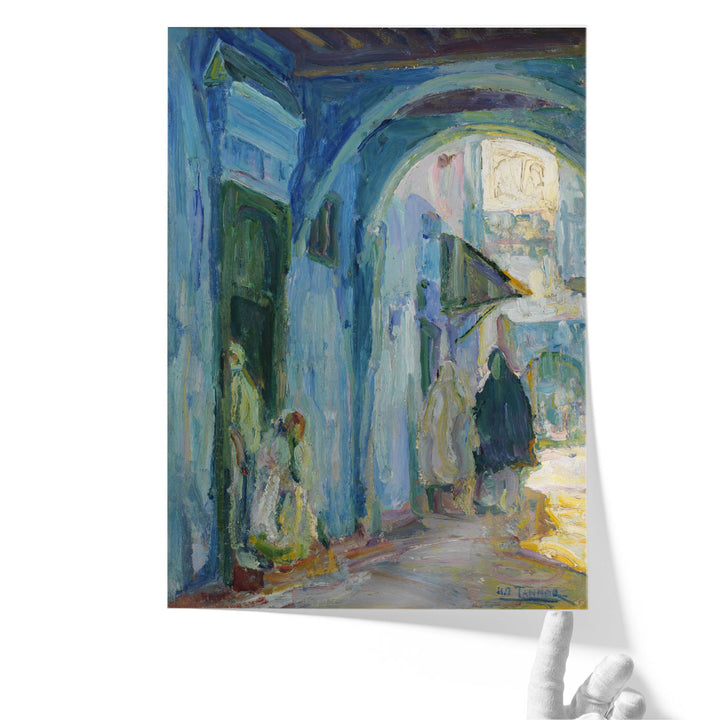 Street in Tangier - Canvas Print Wall Art