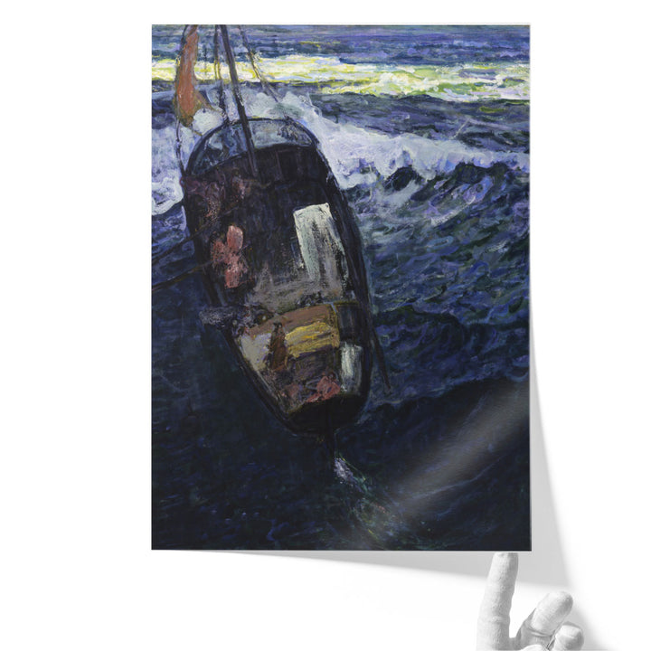 Fishermen at Sea - Canvas Print Wall Art