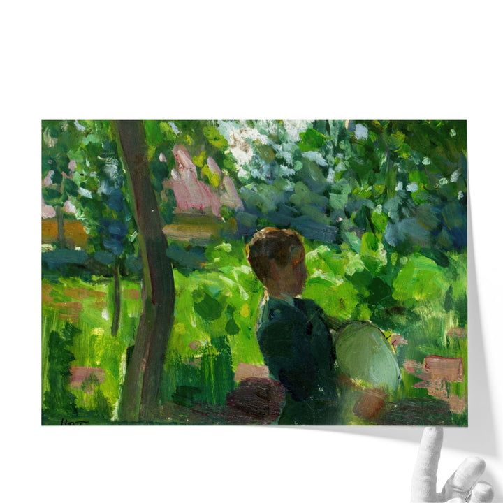 Study For The Bagpipe Lesson, 1892 - Canvas Print Wall Art