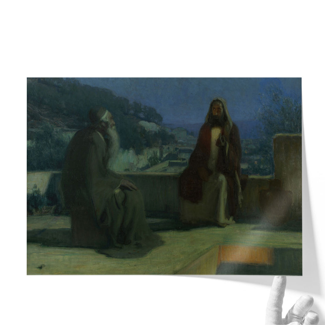 Nicodemus Before Christ - Canvas Print Wall Art