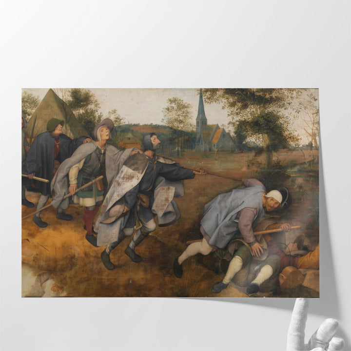 The Blind Leading the Blind - Canvas Print Wall Art