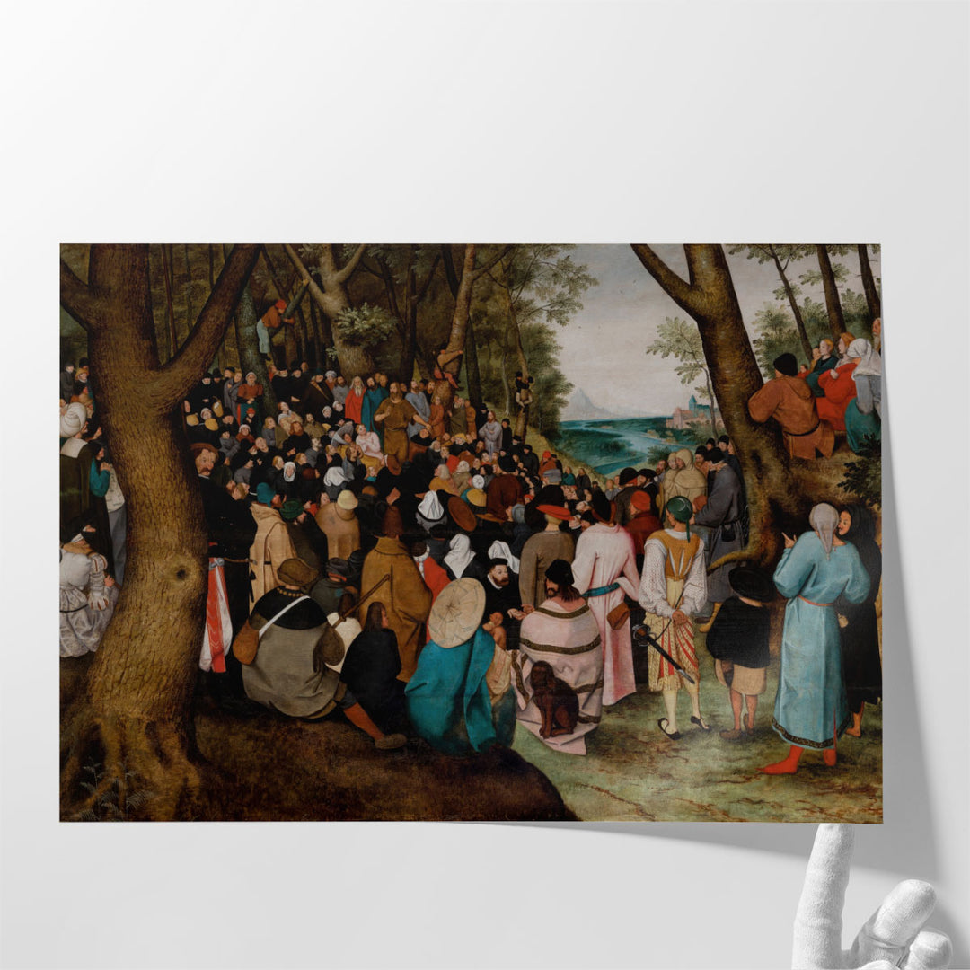 Sermon of Saint John the Baptist - Canvas Print Wall Art