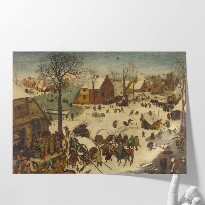 The Census at Bethlehem, Numbering at Bethlehem - Canvas Print Wall Art