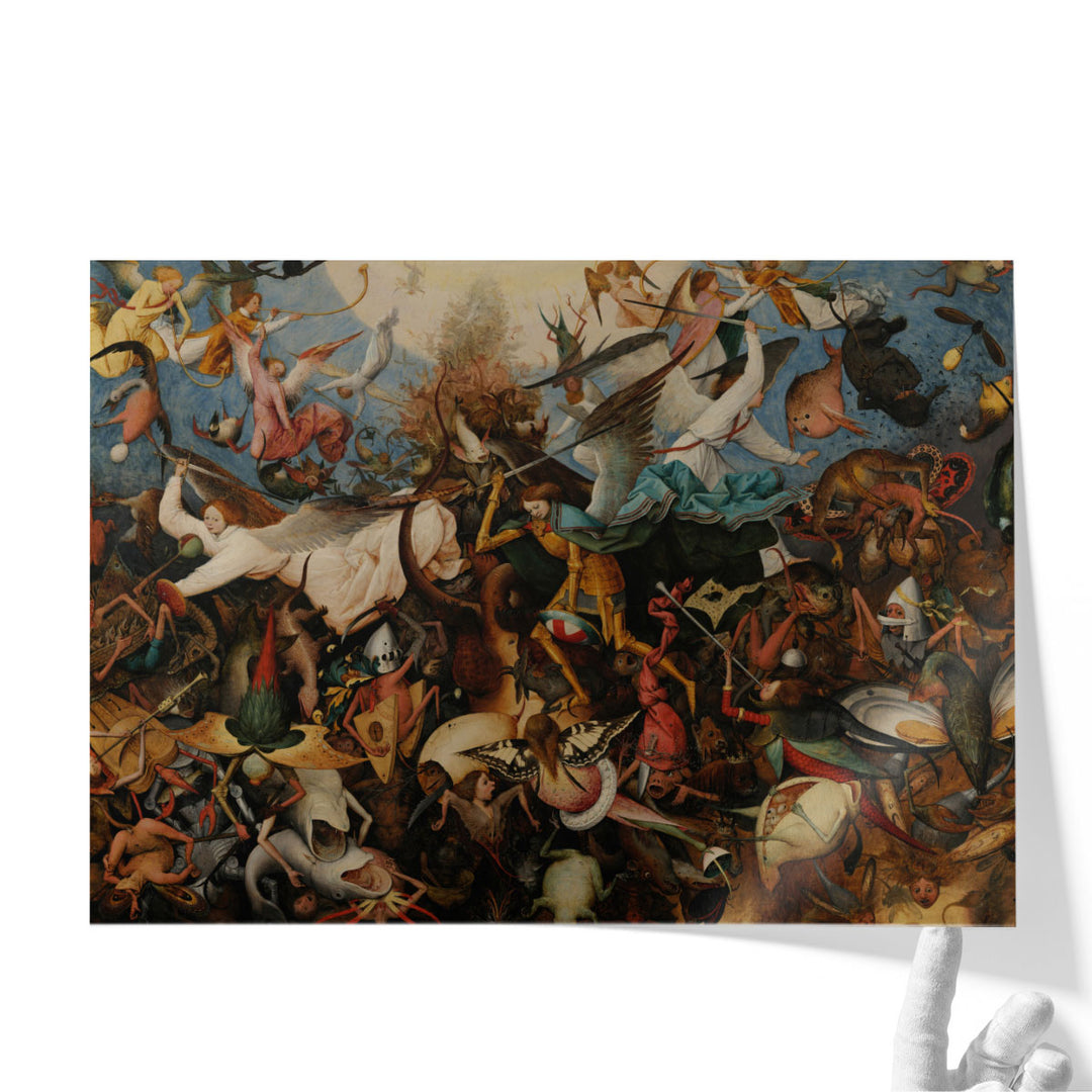 The Fall of the Rebel Angels, 1562 - Canvas Print Wall Art