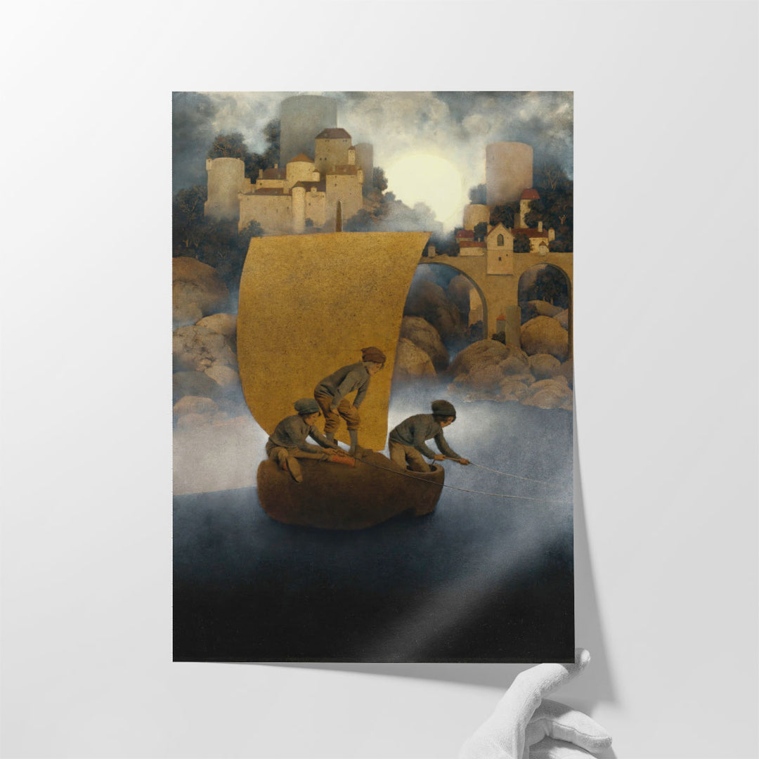 Wynken, Blynken, and Nod - Canvas Print Wall Art