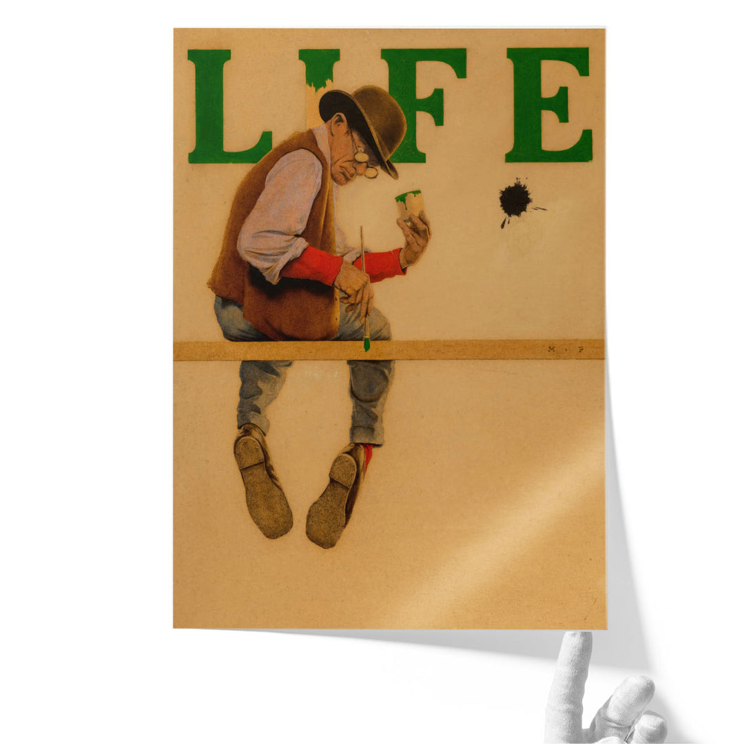 A Man of Letters, 1921 - Canvas Print Wall Art