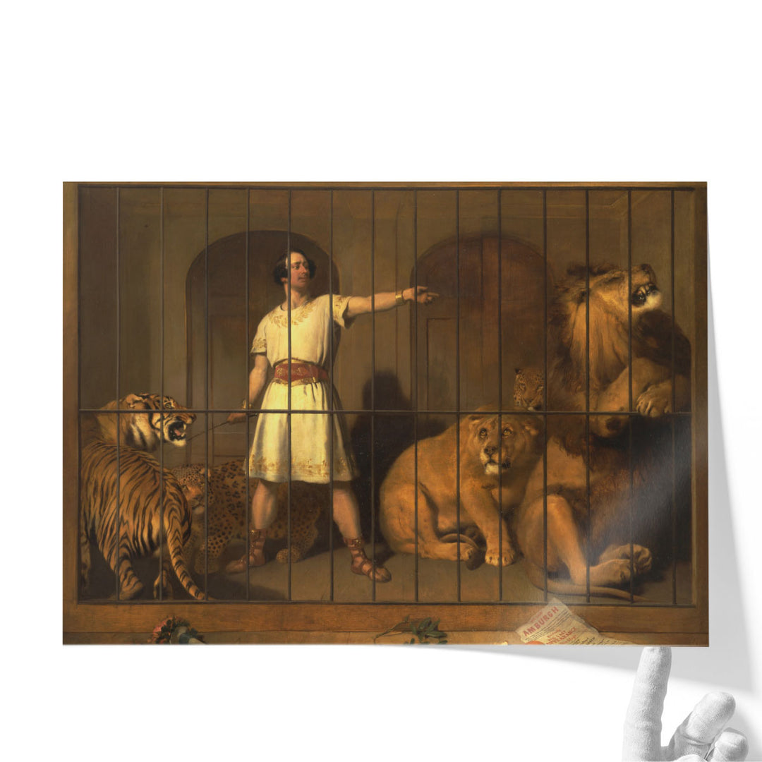 Portrait of Mr. Van Amburgh - Canvas Print Wall Art