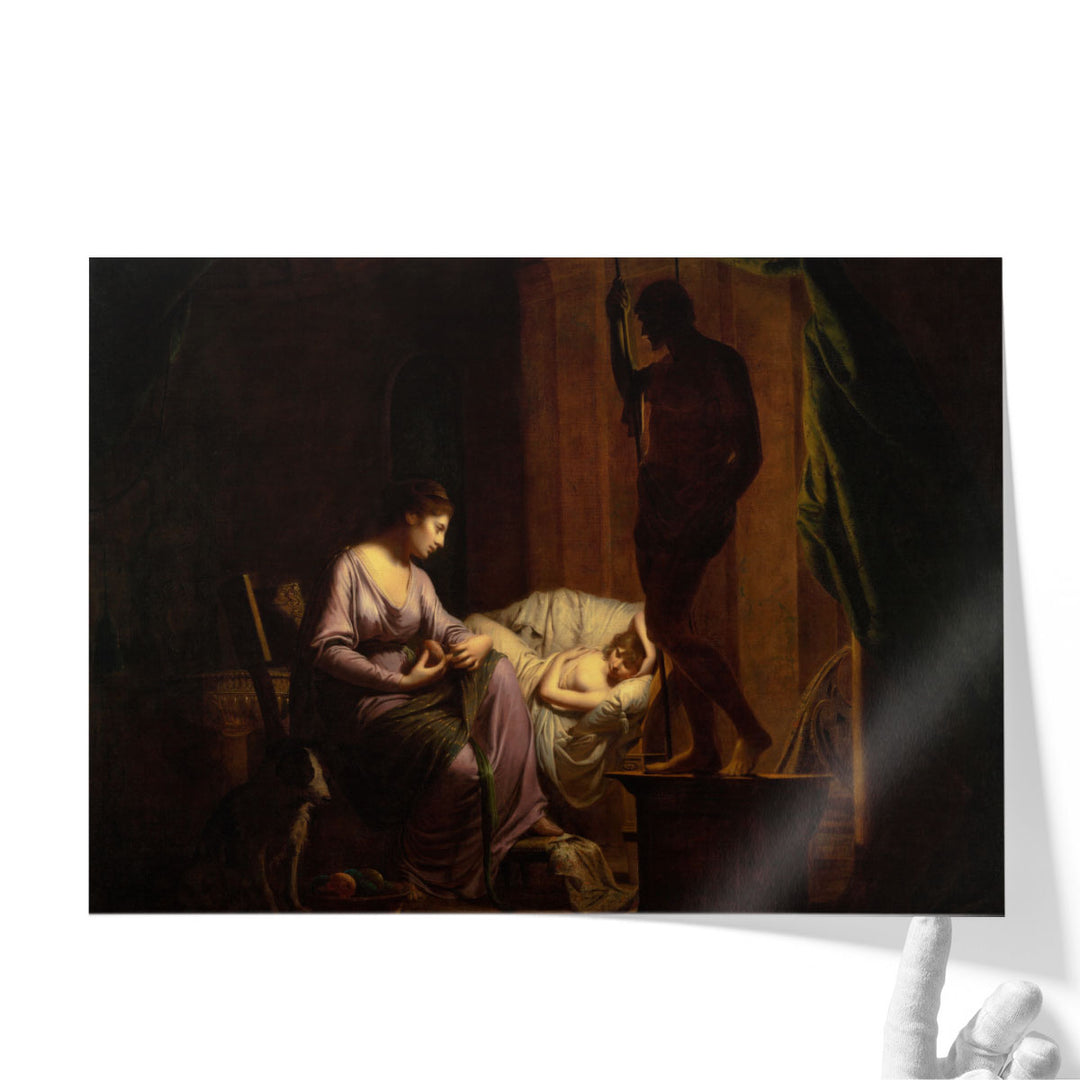 Penelope Unraveling her Web - Canvas Print Wall Art