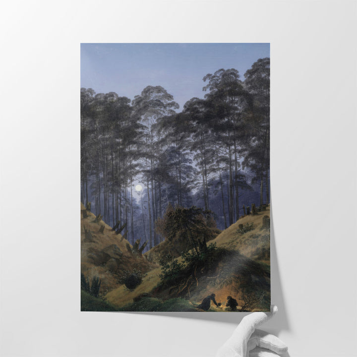 Inside the Forest in the Moonlight, 1823 - Canvas Print Wall Art
