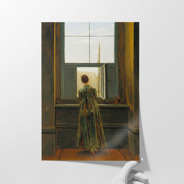 Woman at a Window, 1822 - Canvas Print Wall Art