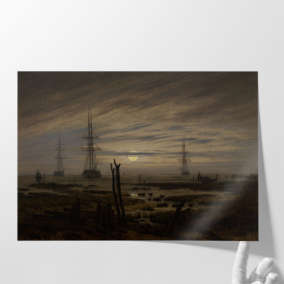 Ships at Anchor - Canvas Print Wall Art