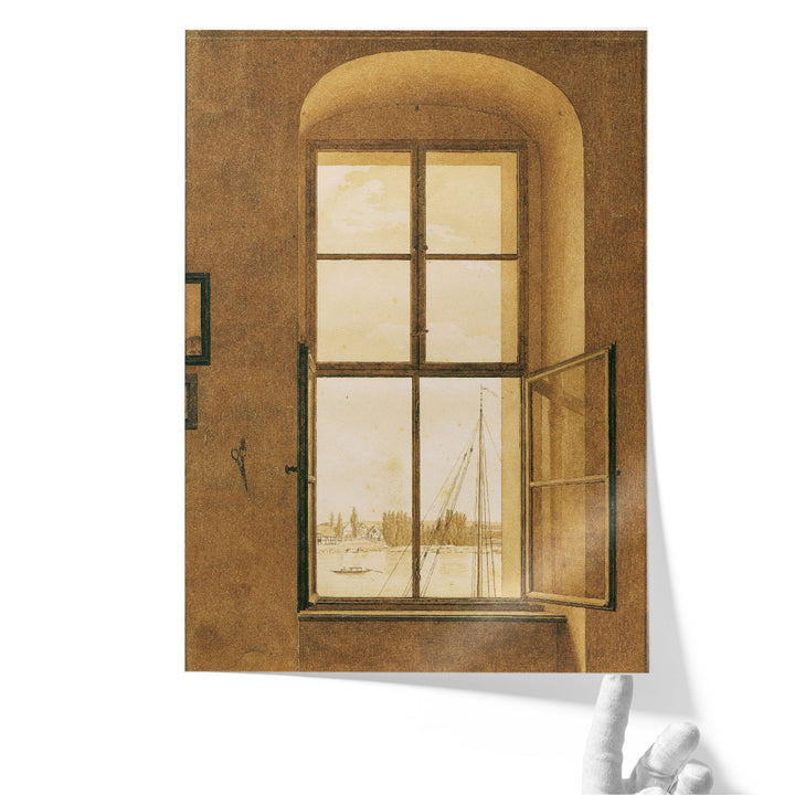 Blick aus dem Atelier des Künstlers - Canvas Print Wall Art
