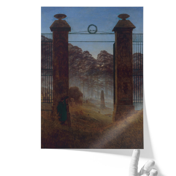 The Cemetery - Canvas Print Wall Art