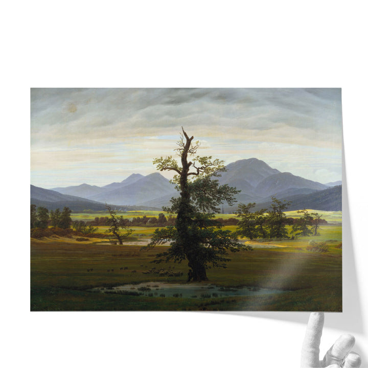 Village Landscape in Morning Light - Canvas Print Wall Art