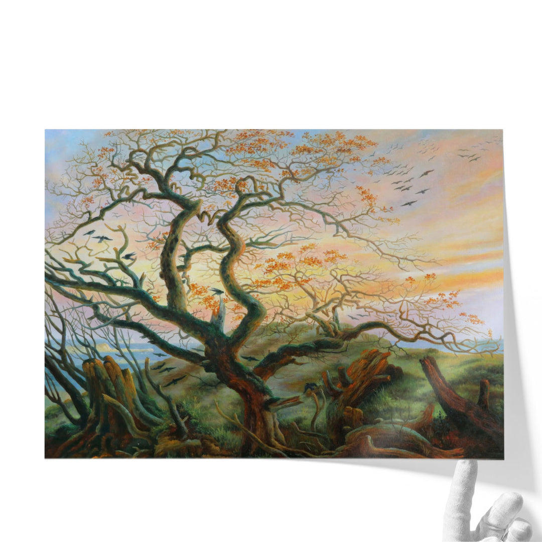 Tree of Crows - Canvas Print Wall Art