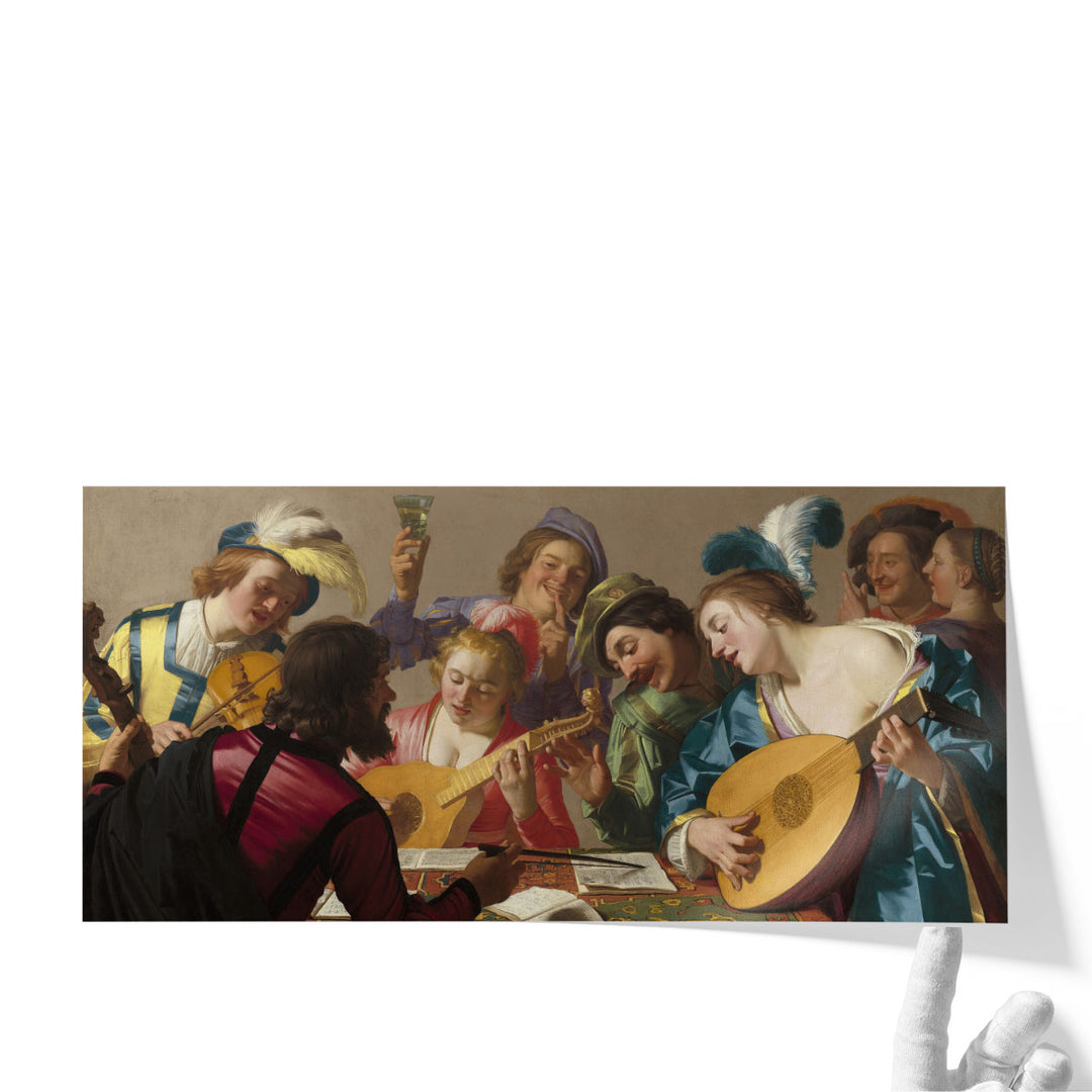 The Concert, 1623 - Canvas Print Wall Art