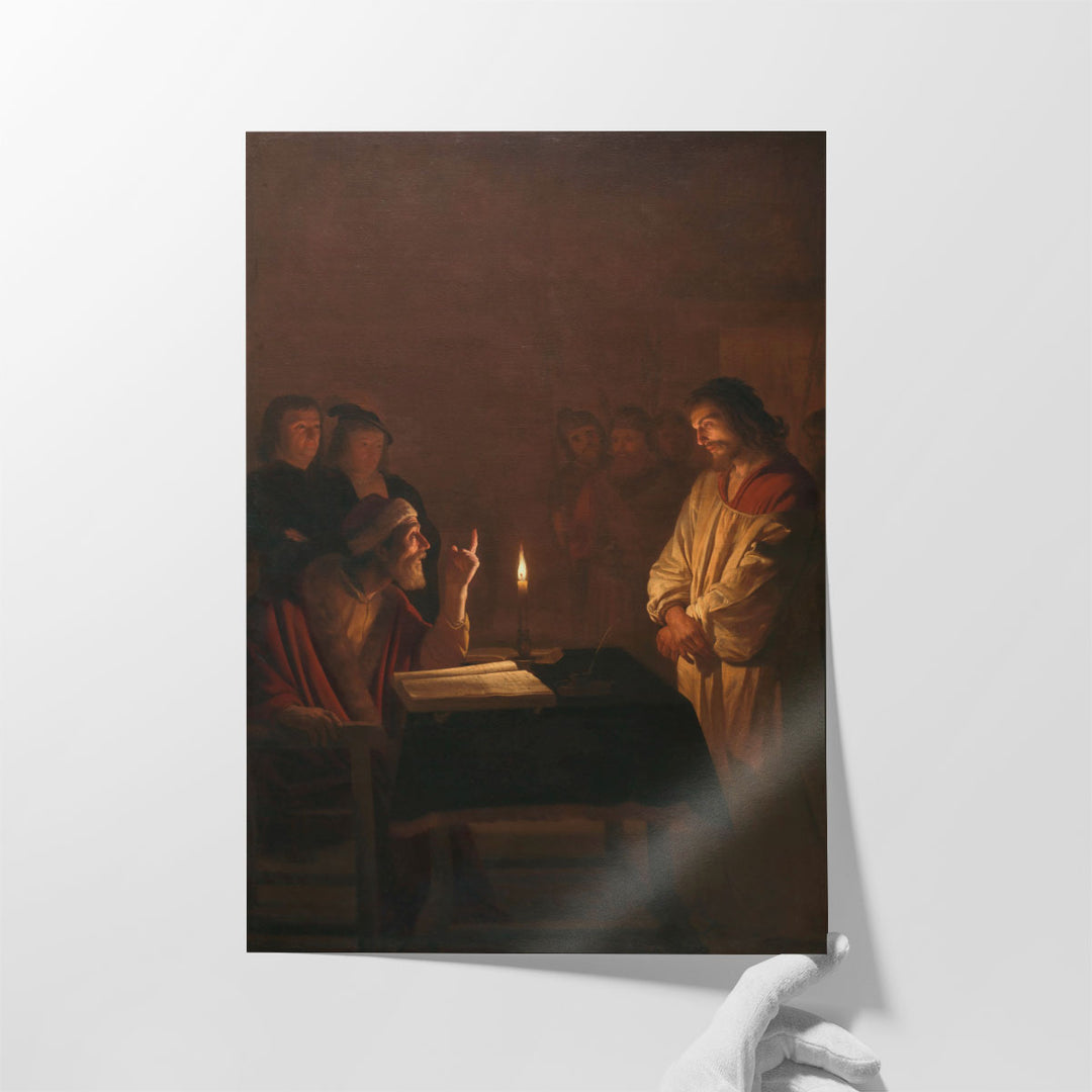 Christ Before the High Priest - Canvas Print Wall Art