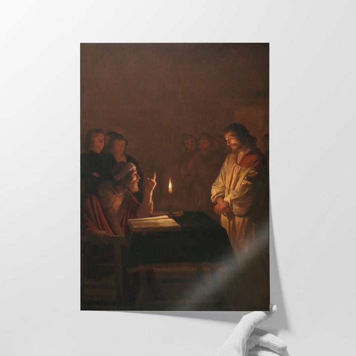 Christ Before the High Priest - Canvas Print Wall Art