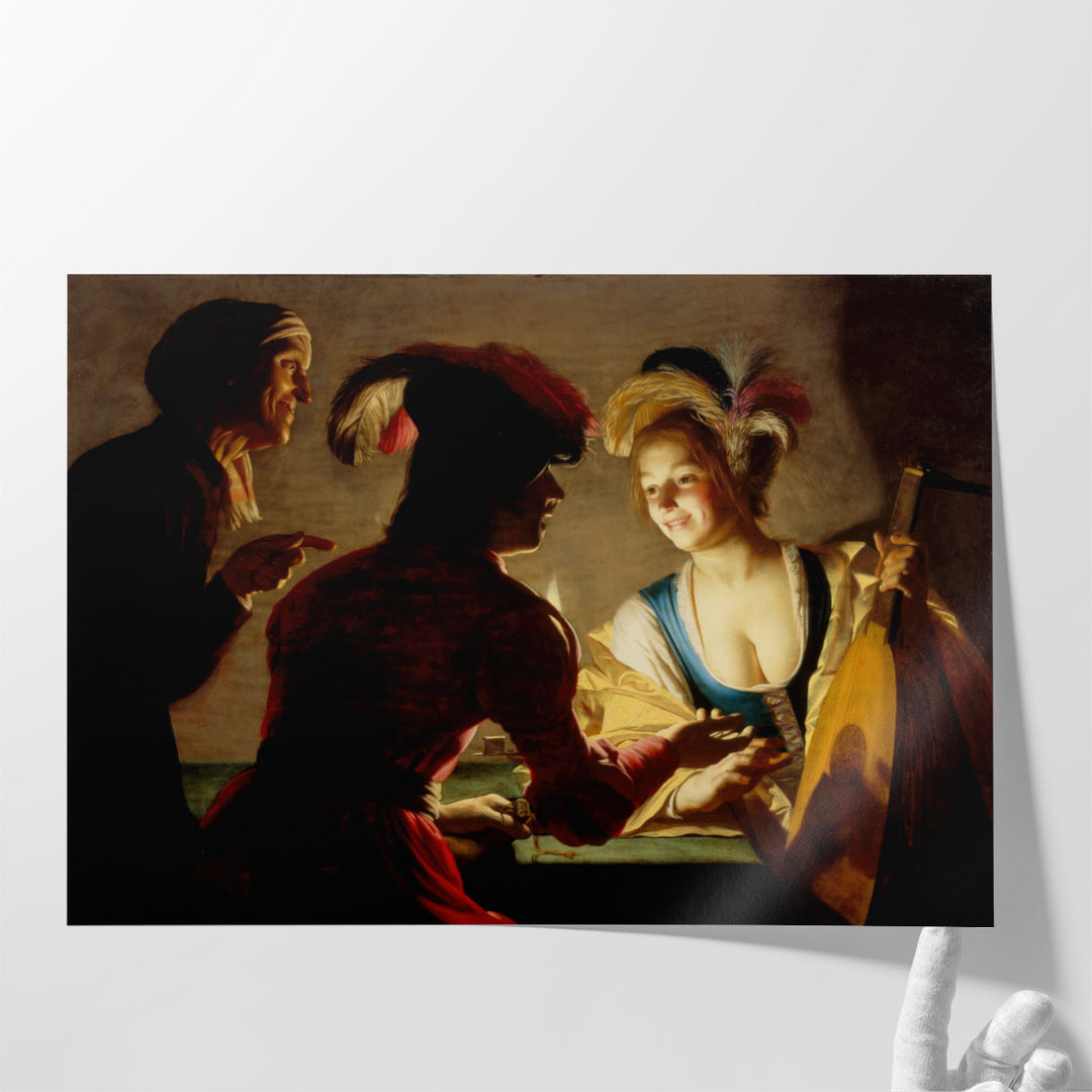 The Procuress - Canvas Print Wall Art