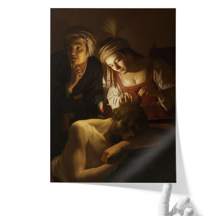 Samson and Delilah, 1616 - Canvas Print Wall Art