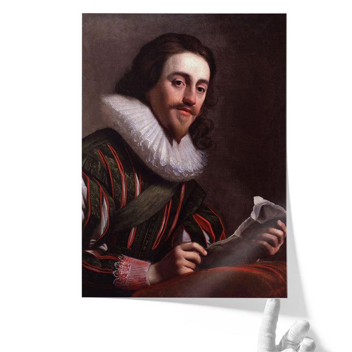 Portrait of King Charles I - Canvas Print Wall Art
