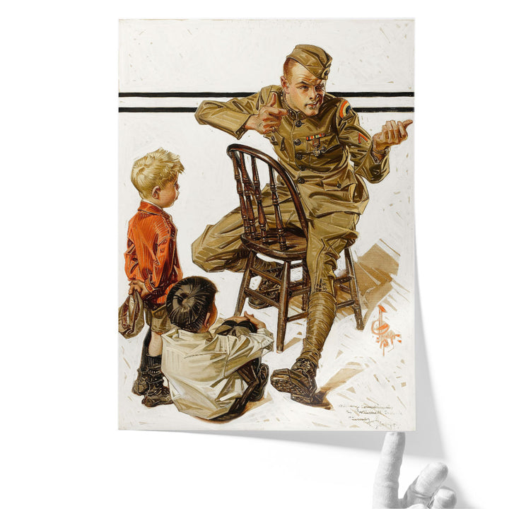 The Hero’s War Story, 1919 - Canvas Print Wall Art
