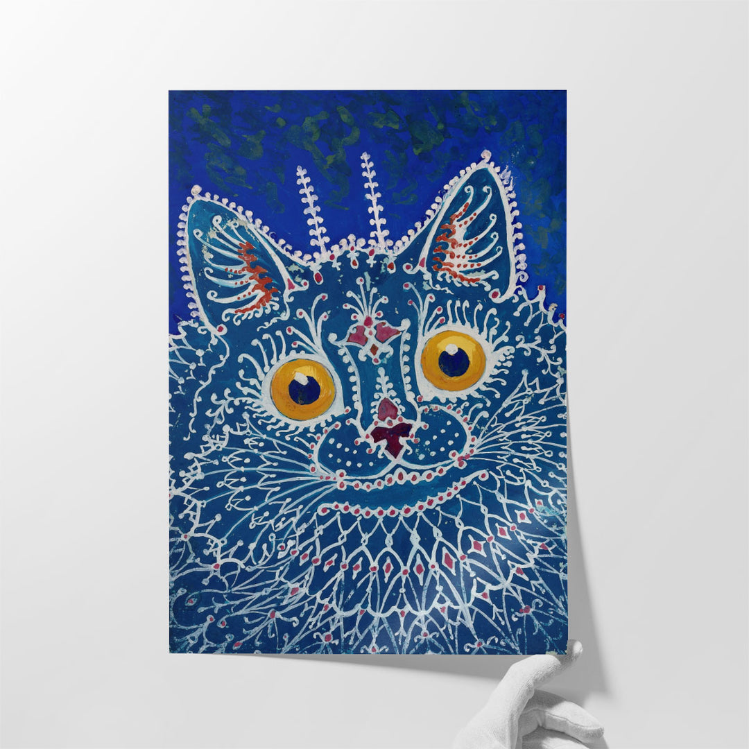 A Cat in Gothic Style - Canvas Print Wall Art