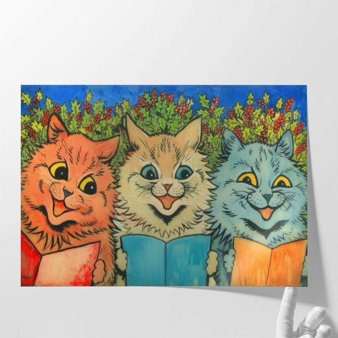 Carol Singing Cats, 1930 - Canvas Print Wall Art