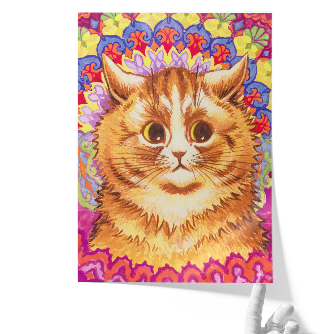 A Psychotic Cat - Canvas Print Wall Art