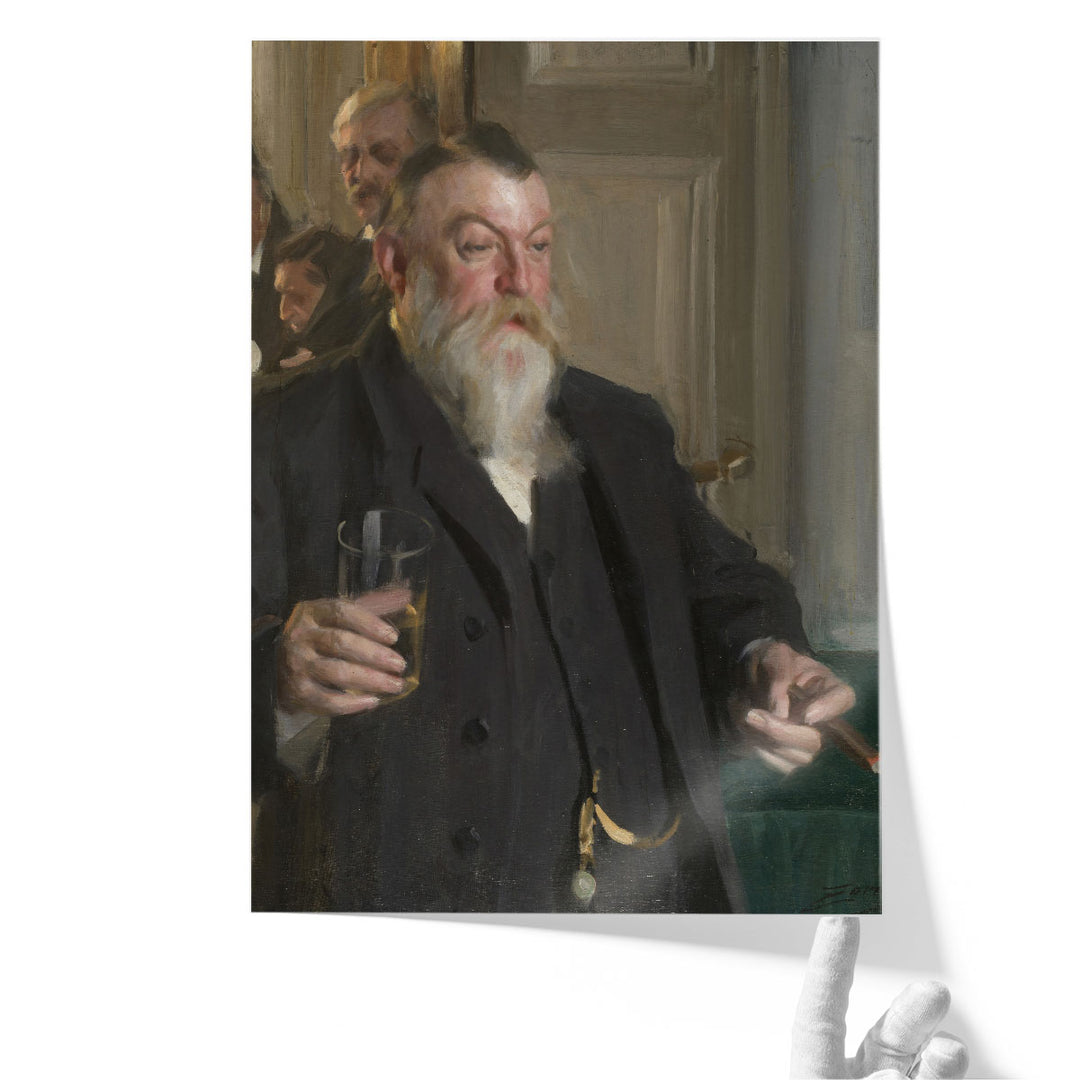A Toast in the Idun Society, 1892 - Canvas Print Wall Art