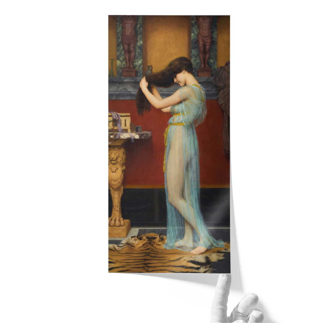 Preparing for the Bath - Canvas Print Wall Art
