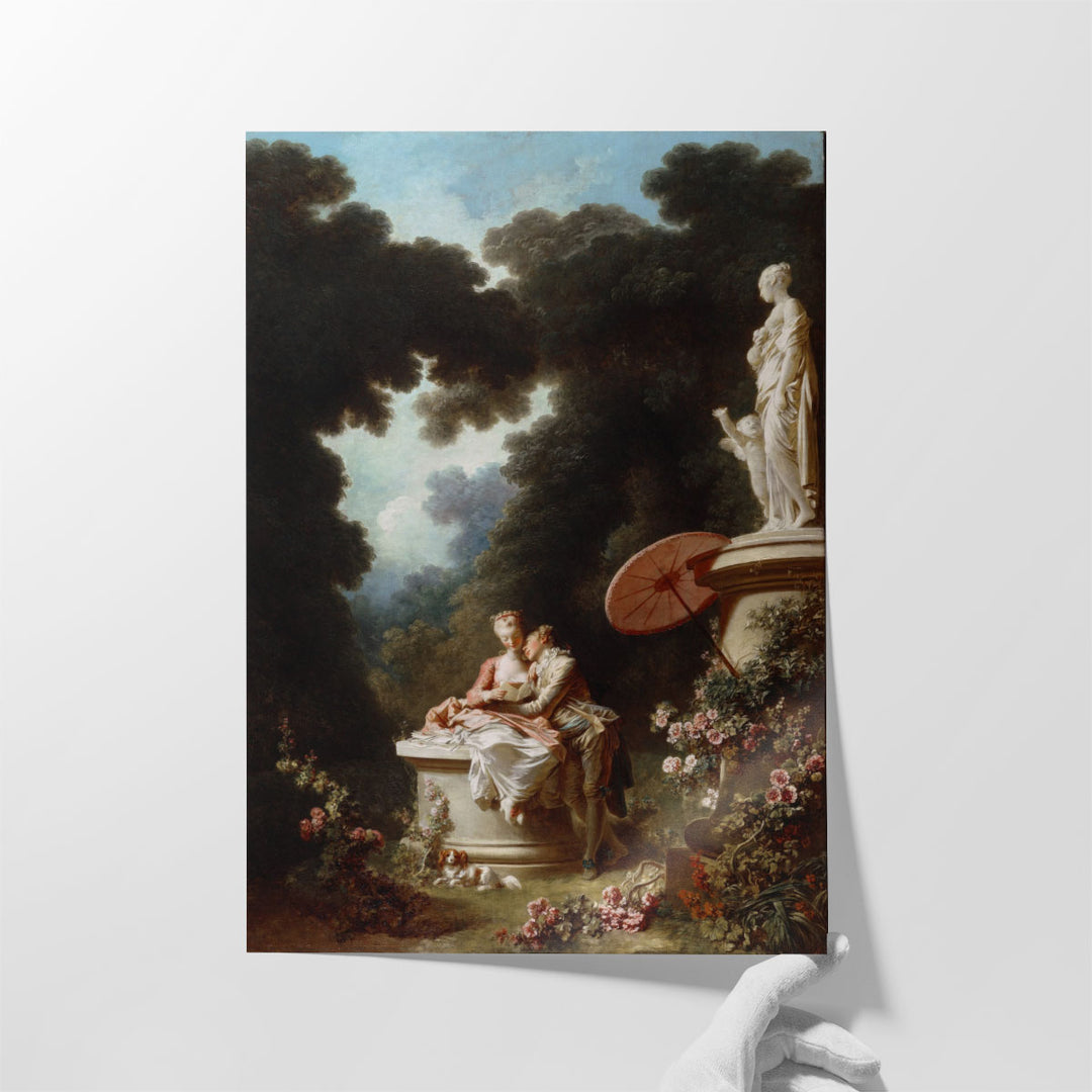 The Progress of Love, Love Letters - Canvas Print Wall Art