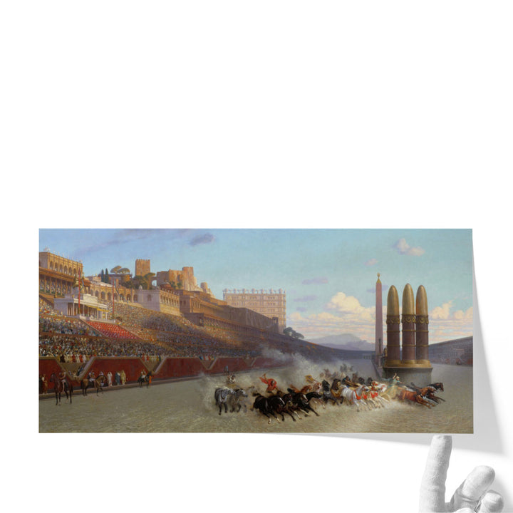 Chariot Race - Canvas Print Wall Art