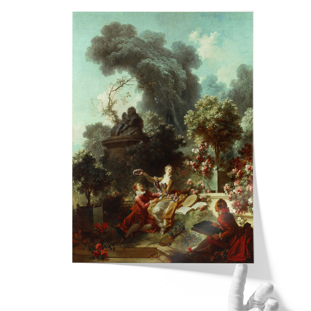 The Progress of Love, The Lover Crowned - Canvas Print Wall Art