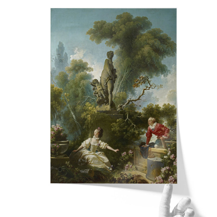 The Progress of Love, The Meeting - Canvas Print Wall Art