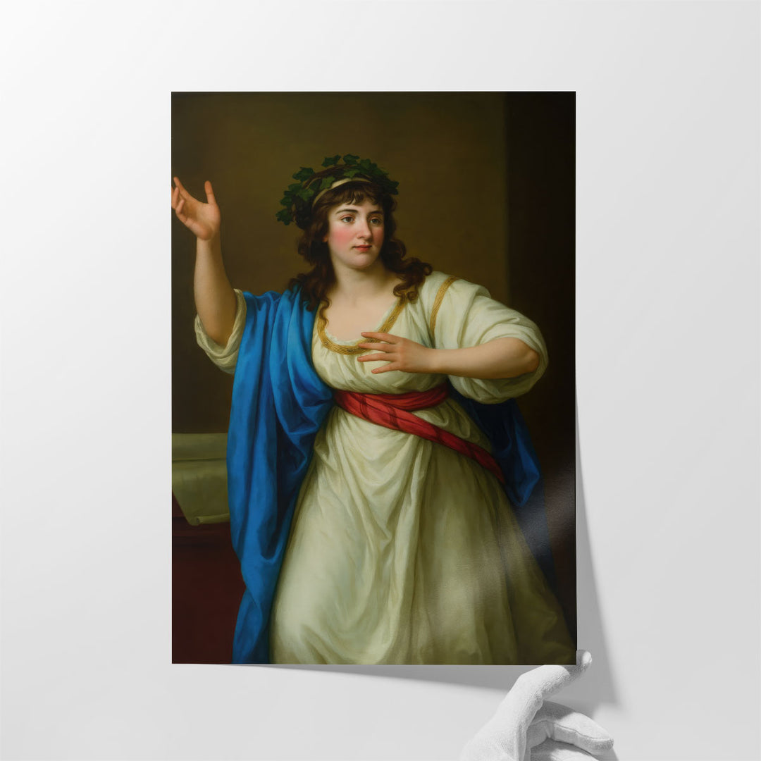 Portrait of the Impromptu Virtuoso Teresa Bandettini - Canvas Print Wall Art