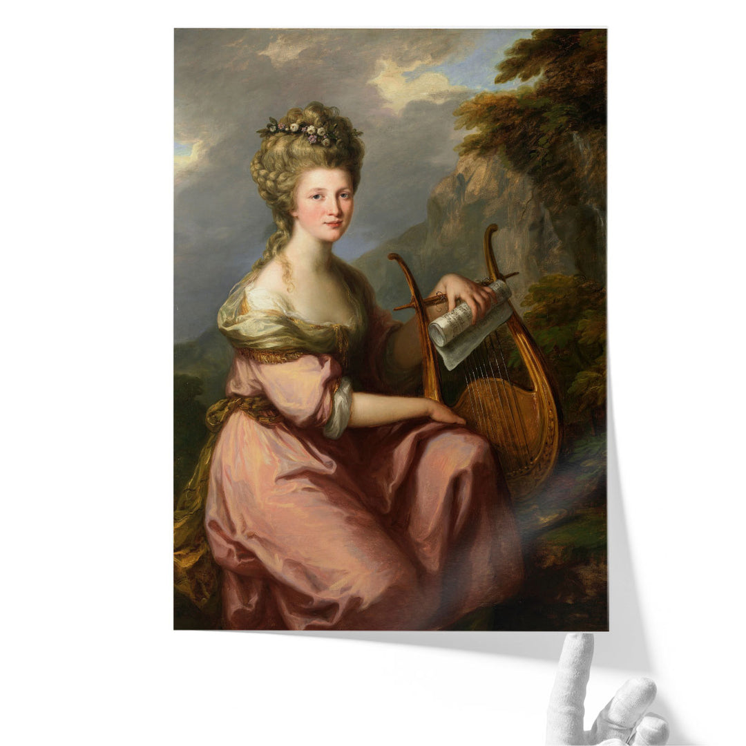 Portrait of Sarah Harrop as a Muse - Canvas Print Wall Art