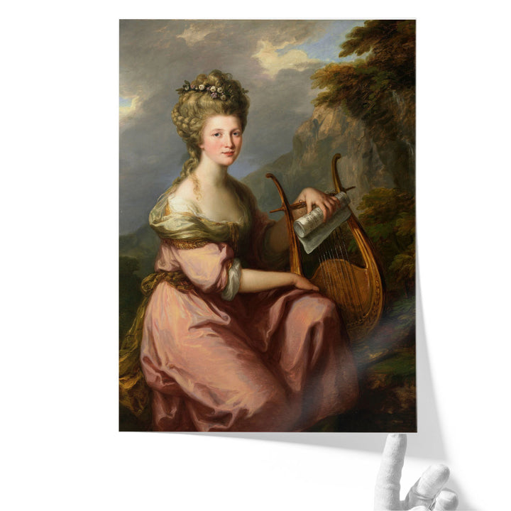 Portrait of Sarah Harrop as a Muse - Canvas Print Wall Art