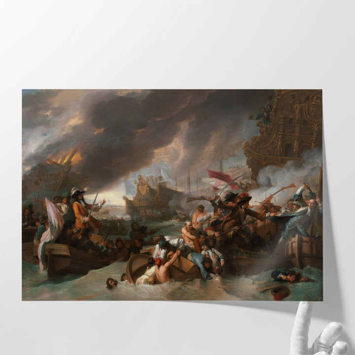 The Battle of La Hogue - Canvas Print Wall Art